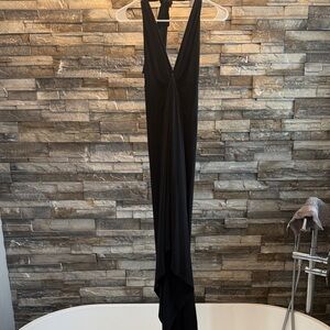 VENUS Black Backless Dress